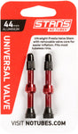 Stan's NoTubes 44mm Tubeless Valves Pair Red