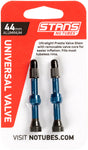 Stan's NoTubes 44mm Tubeless Valves Pair Blue