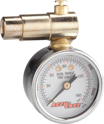 Meiser SchraderValve Dial Gauge with Pressure Relief 160psi