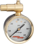 Meiser PrestaValve Dial Gauge with Pressure Relief 60psi