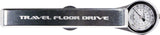 Lezyne ABS CNC Travel Floor Drive Pump Presta/Schrader Valve 160psi Silver