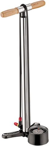 Lezyne Alloy Floor Drive Pump Standard Length ABS1 Chuck Silver