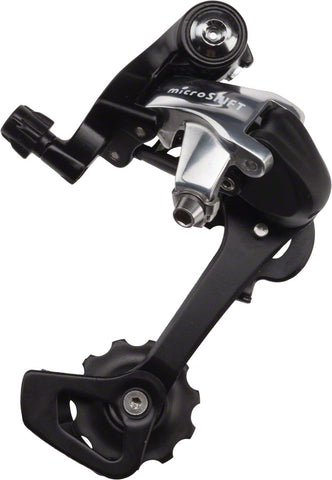 microSHIFT R9 Rear Derailleur - 9 Speed Long Cage Black/Silver