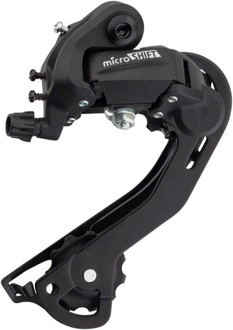 microSHIFT M21 Rear Derailleur 67 Speed Long Cage Black