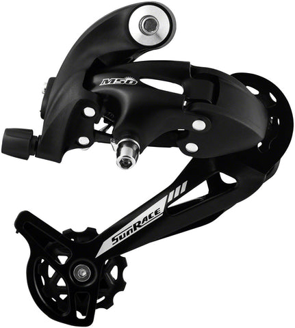 SunRace M57 Rear Derailleur 8Speed Long Cage Black Shimano Rear Direct