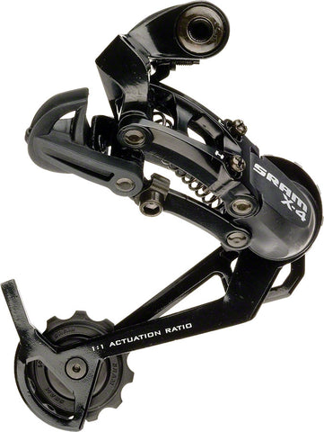 SRAM X4 Rear Derailleur 789 Speed Long Cage Black