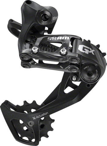 SRAM GX Rear Derailleur 11 Speed Long Cage Black 2x With Clutch