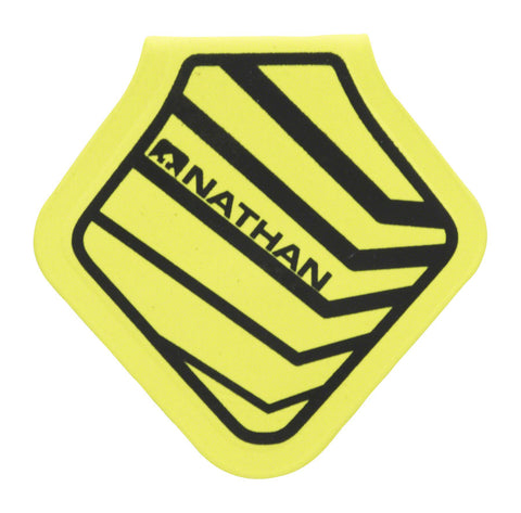 Nathan Mag Flash Diamond Reflective Clipon Patch Safety Yellow