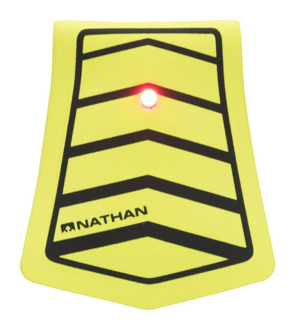 Nathan Mag Strobe Arrows LED Clipon Light Black/Safety Yellow