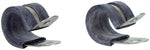 Jandd 9/16 Rubberized Clamps: Pair