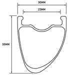 WHISKY No.9 GVL Rear Wheel 700 12 x 142mm CenterLock HG 11 Carbon