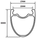 WHISKY No.9 30d Rear Wheel 700 12 x 142mm 6Bolt/CenterLock HG 11