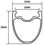 WHISKY No.9 30d Rear Wheel 700 12 x 142mm 6Bolt/CenterLock HG 11