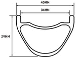 WHISKY No.9 40w Rear Wheel 27.5+ 12 x 148mm Boost 6Bolt/CenterLock