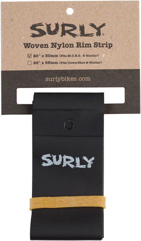 Surly Rim Strip For Other Brother Darryl Rim Nylon 50mm wide Black
