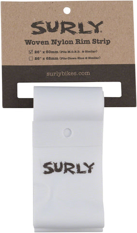 Surly Rim Strip For Other Brother Darryl Rim Nylon 50mm wide White