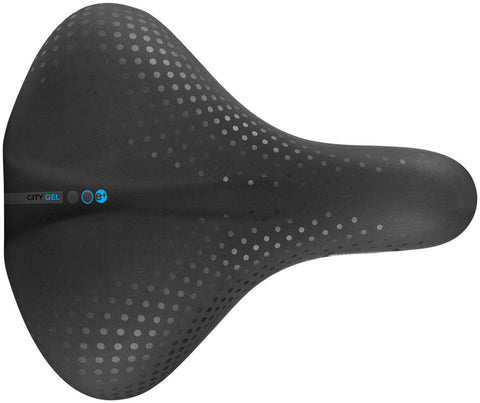 Selle San Marco City Gel Saddle - Steel Black Men's Large
