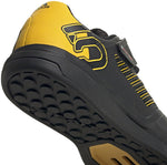 Five Ten Hellcat Pro Clipless Shoe  -  Men's Core Black / Hazy Yellow / Red 7.5