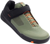 Crank Brothers Stamp SpeedLace Men's Flat Shoe - Green/Orange/Black Size 6