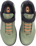 Crank Brothers Stamp SpeedLace Men's Flat Shoe - Green/Orange/Black Size 6.5