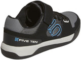 Five Ten Hellcat WoMen's Clipless Shoe GRAY Five/Black/Shock Cyan 6