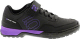 Five Ten Kestrel Lace WoMen's Clipless Shoe Black Purple 7.5