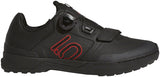 Five Ten Kestrel Pro Boa Clipless Shoe - Men's Core Black / Red / Gray Six 7