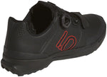 Five Ten Kestrel Pro Boa Clipless Shoe - Men's Core Black / Red / Gray Six 7.5