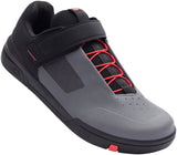 Crank Brothers Stamp SpeedLace Men's Flat Shoe - Gray/Red/Black Size 9