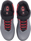 Crank Brothers Stamp SpeedLace Men's Flat Shoe - Gray/Red/Black Size 6.5