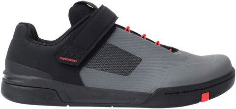 Crank Brothers Stamp SpeedLace Men's Flat Shoe - Gray/Red/Black Size 10.5