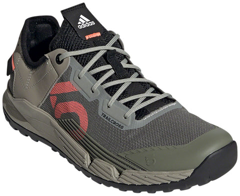 Five Ten Trailcross LT Flat Shoe  -  Women's Legacy Green / Signal Coral / Core