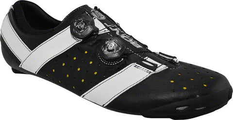 Bont Vaypor+ Road Cycling Shoe: Black/White Size 42.5