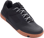 Crank Brothers Stamp Lace Men's Flat Shoe - Black/Silver/Gum Size 6.5