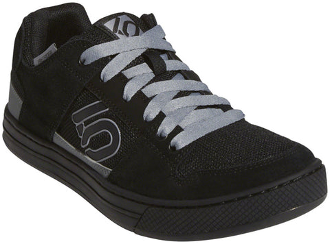 Five Ten Freerider Men's Flat Pedal Shoe: Black/Gray 9.5