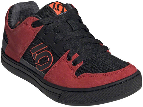 Five Ten Freerider Men's Flat Shoe: Black/Solar Red/Gray Six 9.5