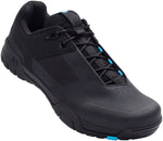 Crank Brothers Mallet E Lace Men's Shoe - Black/Blue/Black Size 7.5