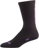 Salsa Cassidy Sock - Black Yellow Red Purple Large/ X-Large