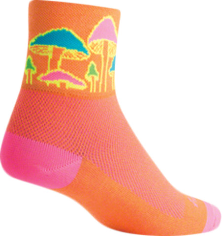 SockGuy Classic Trippin Socks 3 inch Orange
