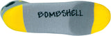 SockGuy Classic Bombshell Socks 1 inch GRAY WoMen's