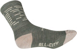 All City Team Space Horse Socks 5 inch Tan/Green