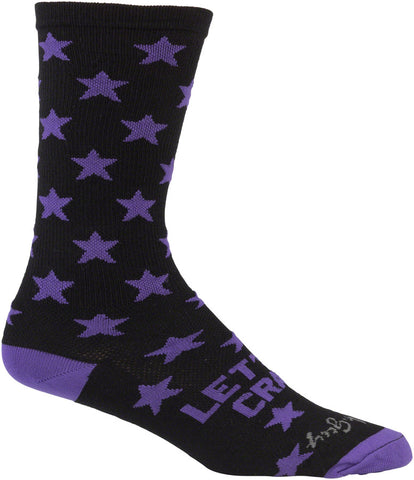 All City Lets Go Crazy Socks 5 inch Purple/Black
