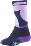 All City Dot Game Sock 5 inch Navy Purple Lavender Lite Blue