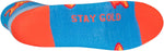 SockGuy Classic Stay Gold Socks 2 inch Teal/Orange WoMen's