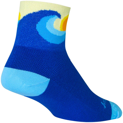 SockGuy Classic Swell Socks 3 inch Blue