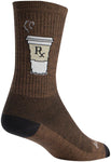 SockGuy Wool Addict Socks 6inch Brown