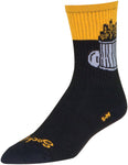 SockGuy Crew Derelict Socks 6 inch Black/Yellow