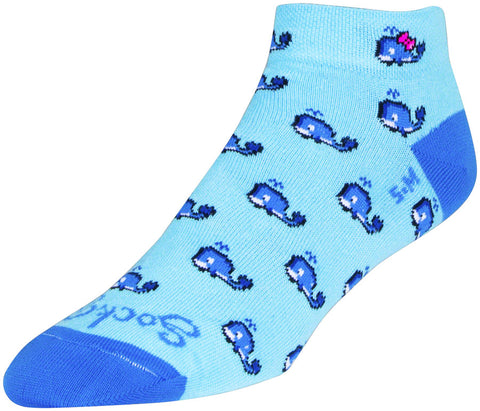 SockGuy Classic Pod Socks 1 inch Blue WoMen's