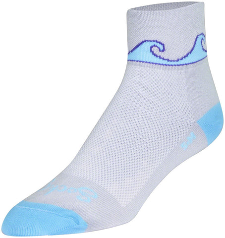 SockGuy Classic Sets Socks 2 inch GRAY/Blue WoMen's