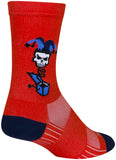 SockGuy SGX Boing Socks 6 inch Red